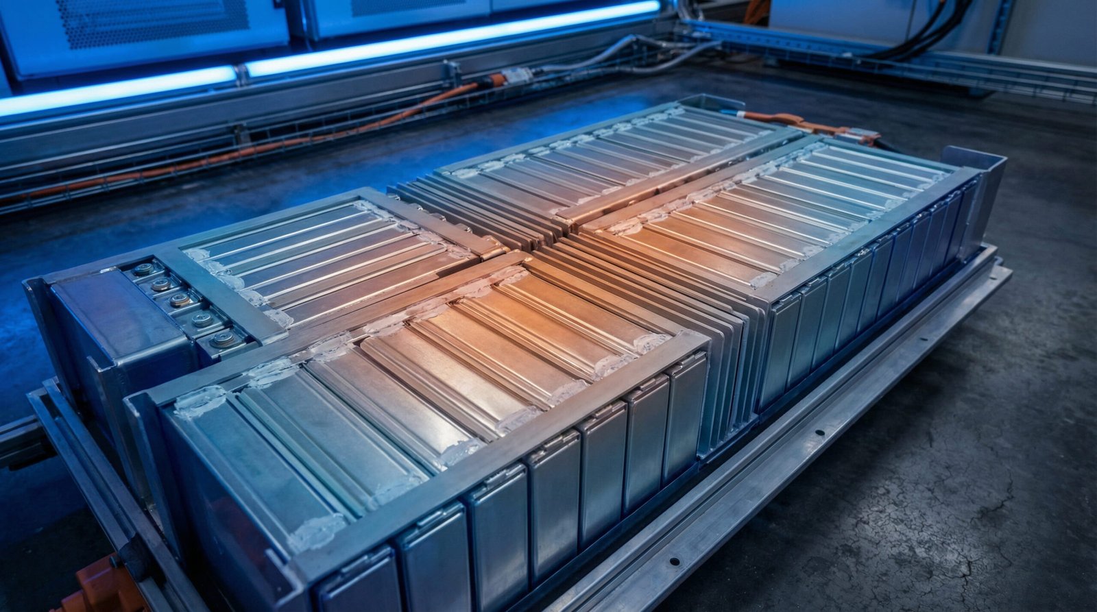 EV battery thermal management success case showing temperature reduction results