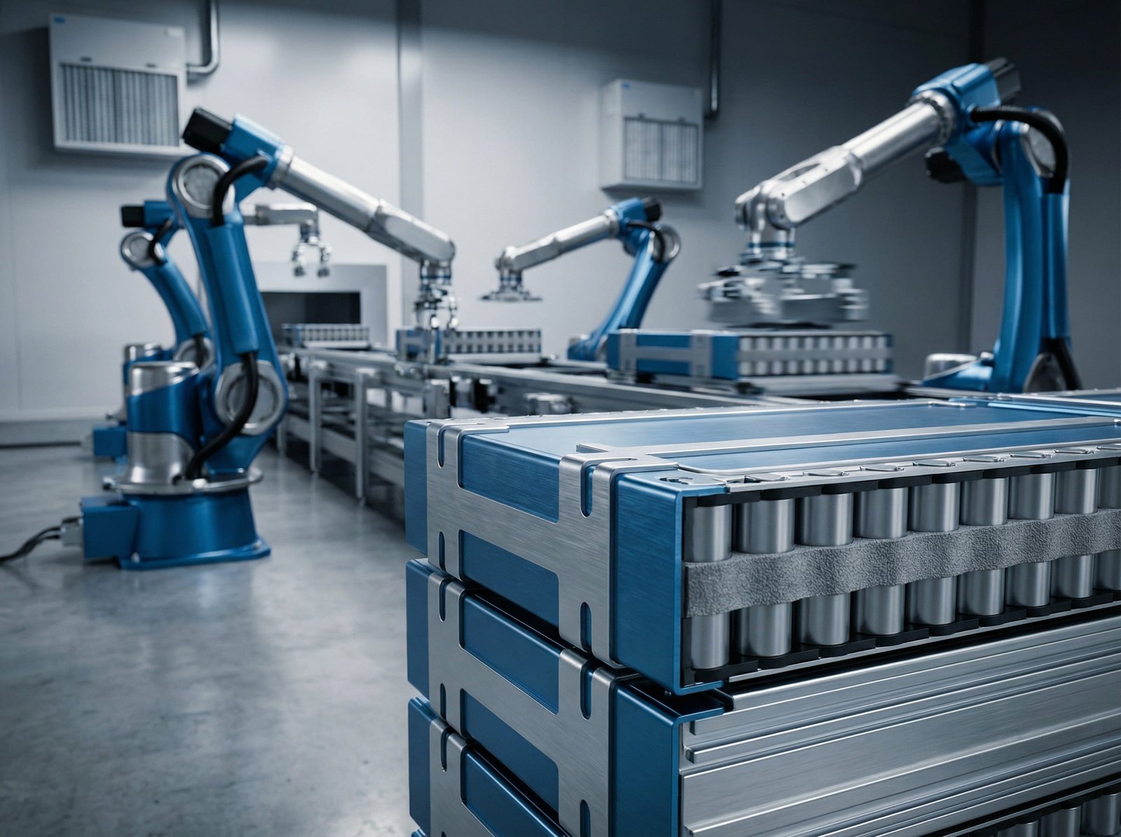 Electric vehicle battery pack and automotive manufacturing applications