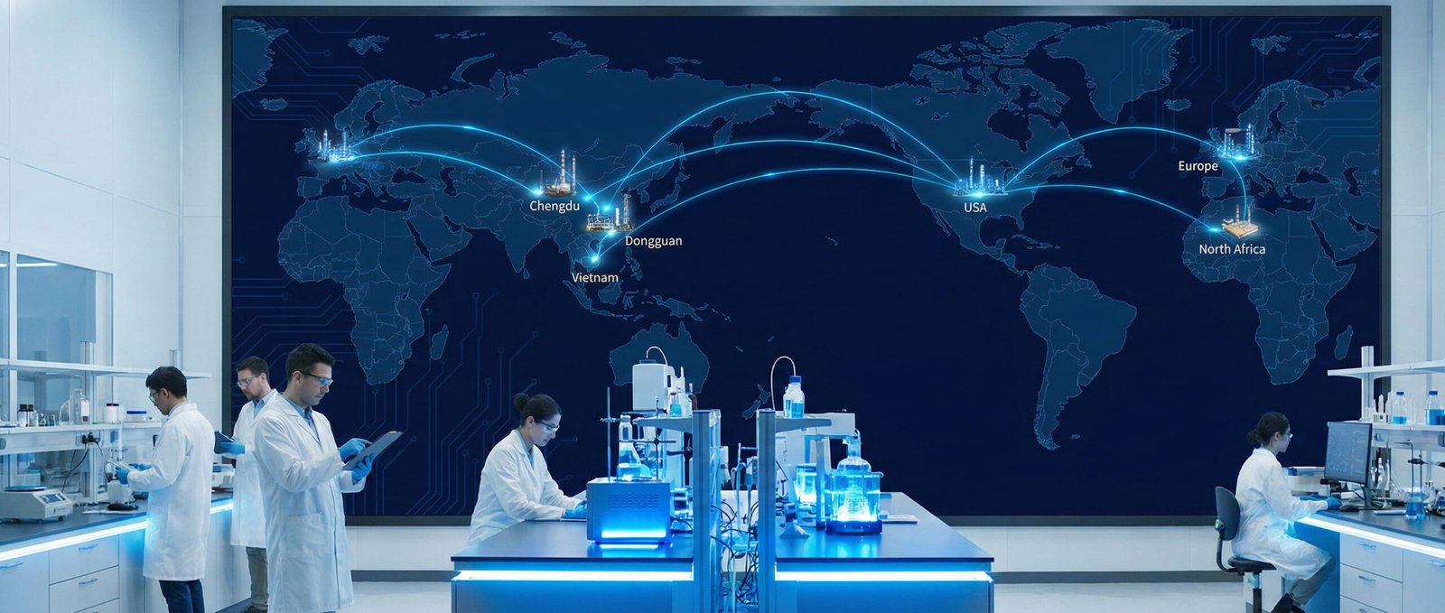 KLEBER global manufacturing facilities and R&D centers across Asia, Europe, and North America