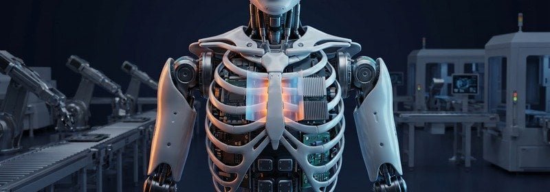 Embodied AI humanoid robot thermal management – ultra-thin silicone-free thermal pad for robotic joint drives