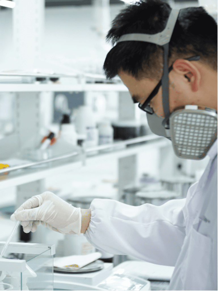 Kleber New Material Technology laboratory R&D environment showcasing advanced materials testing and development processes for adhesives, thermal interface materials, and EMI shielding solutions