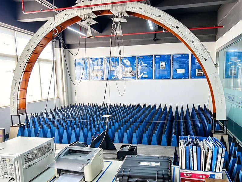 Kleber EMI anechoic chamber and testing facilities